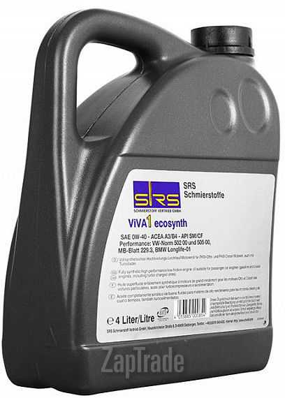 ������ �������� ����� Srs Viva 1 Ecosynth 0W-40 ������������� | ������� 7380