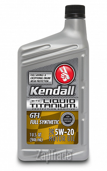������ �������� ����� Kendall GT-1 Full Synthetic Motor Oil With Liquid Titanium 5W-20 ������������� | ������� 075731072282