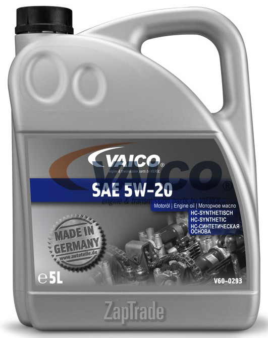 ������ �������� ����� Vaico SAE 5W-20 ������������� | ������� V60-0293
