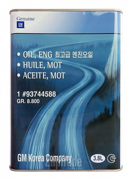 ������ �������� ����� General motors GM DAEWOO ENGINE OIL ������������� | ������� 93744588