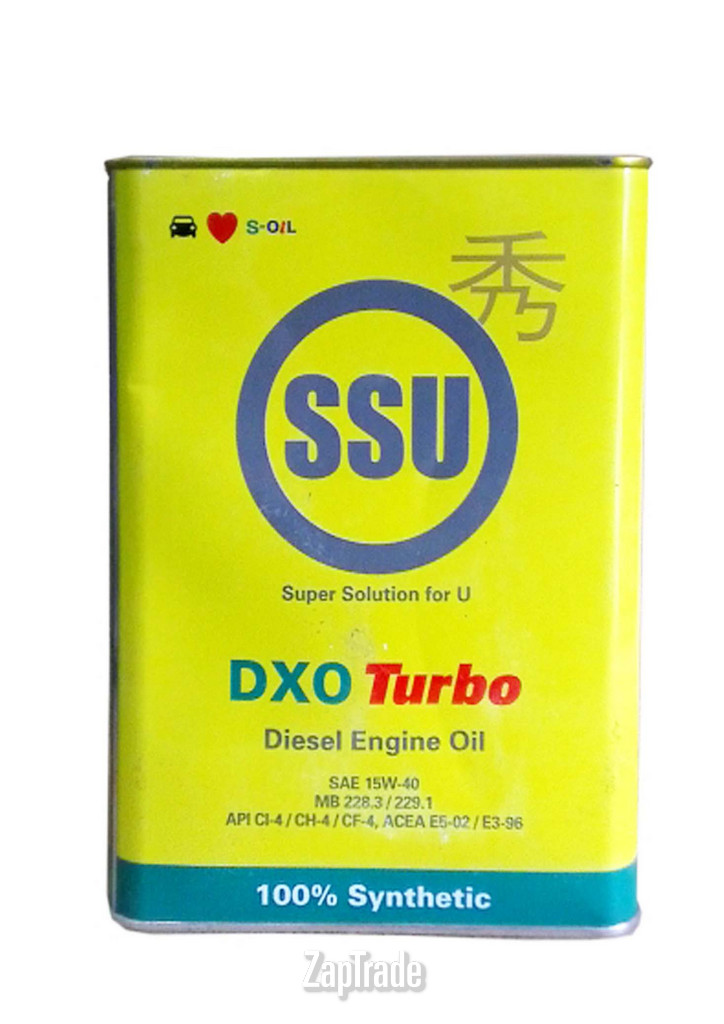 ������ �������� ����� S-oil SSU DXO Turbo ������������� | ������� DSSU15W40DXO_04