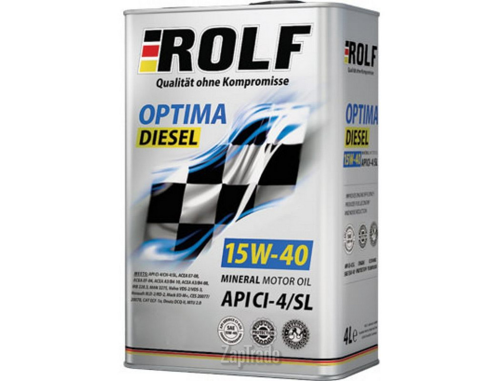 ������ �������� ����� Rolf Optima Diesel 15W-40 ����������� | ������� 4260429110209