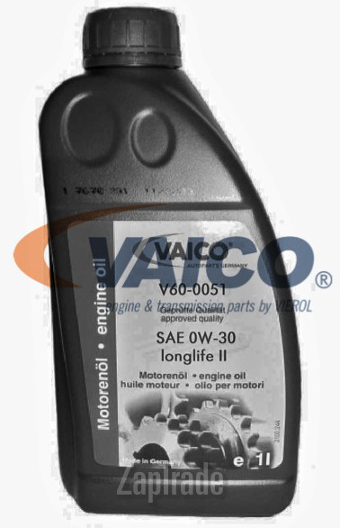 ������ �������� ����� Vaico SAE 0W-30 Longlife II ������������� | ������� V60-0051