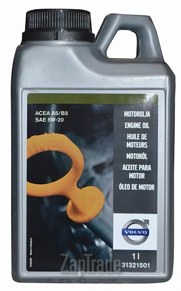 ������ �������� ����� Volvo ENGINE OIL  5W-20 ������������� | ������� 31321501