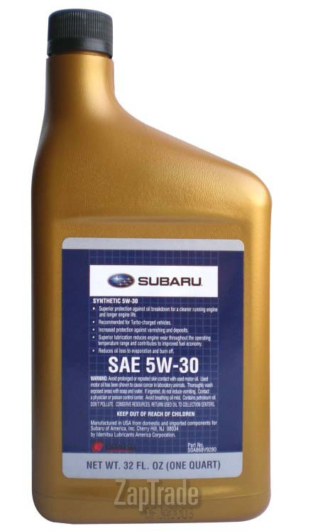 ������ �������� ����� Subaru Motor Oil ������������� | ������� SOA868V9280