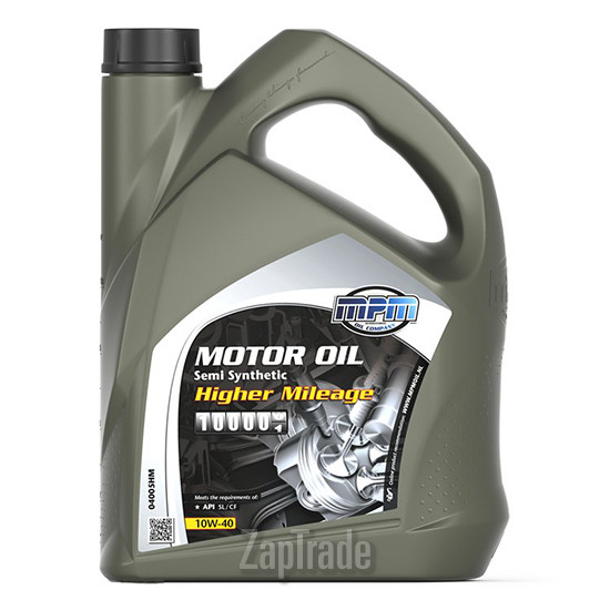 ������ �������� ����� Mpm oil Semi Synthetic Higher Mileage ����������������� | ������� 04005HM