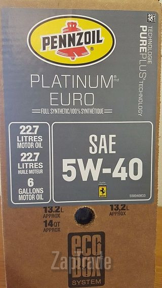 ������ �������� ����� Pennzoil Platinum Euro ������������� | ������� 550040833
