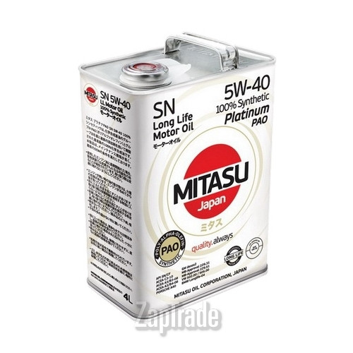 ������ �������� ����� Mitasu Motor Oil 5W-40 ������������� | ������� MJ1124