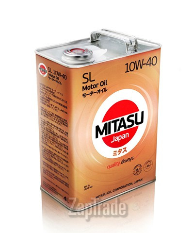 ������ �������� ����� Mitasu MOTOR OIL SL 10W-40 ����������� | ������� MJ1314
