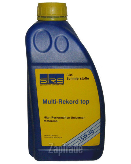 ������ �������� ����� Srs Multi-Rekord top 15W-40 ����������� | ������� 4033885000557