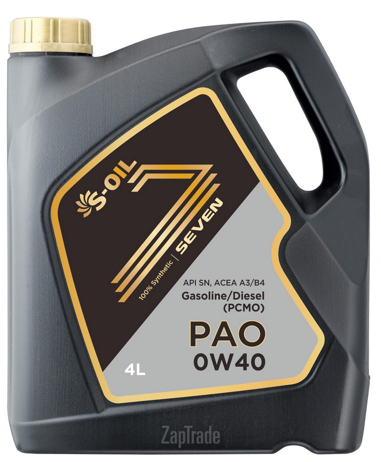 ������ �������� ����� S-oil SEVEN PAO ������������� | ������� PAO0W40_04