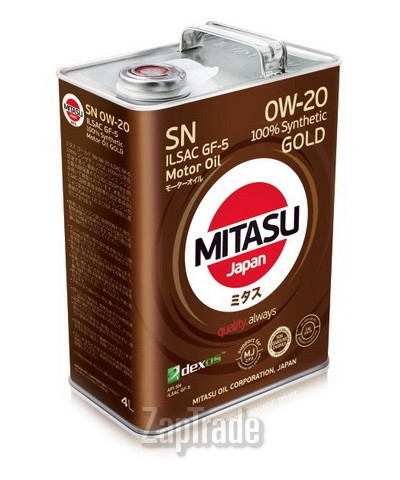 ������ �������� ����� Mitasu GOLD 0W-20 ������������� | ������� MJ1024