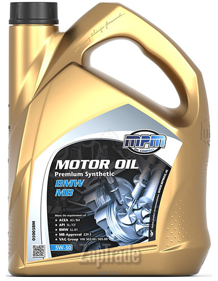 ������ �������� ����� Mpm oil Premium Synthetic BMW / MB ������������� | ������� 05005BM