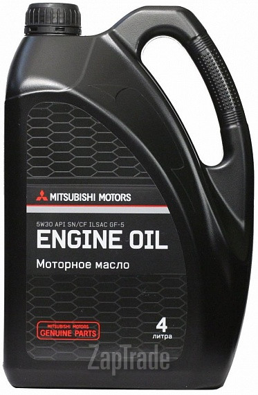 ������ �������� ����� Mitsubishi Genuine Oil 5W-30  GF-5 ������������� | ������� MZ320757