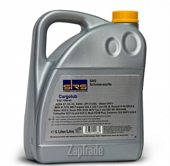 ������ �������� ����� Srs Cargolub TFG 10W-40 UHPD ������������� | ������� 10157
