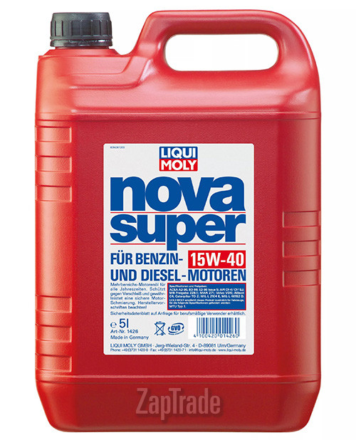 ������ �������� ����� Liqui moly Nova Super ����������� | ������� 1426