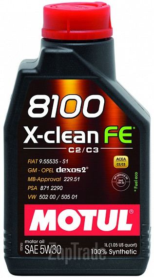 ������ �������� ����� Motul 8100 X-Clean FE ������������� | ������� 104775
