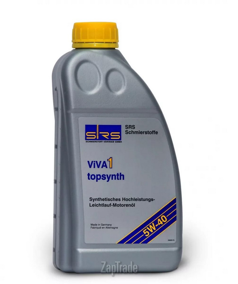 ������ �������� ����� Srs VIVA 1 topsynth 5W-40 ������������� | ������� 4033885000441