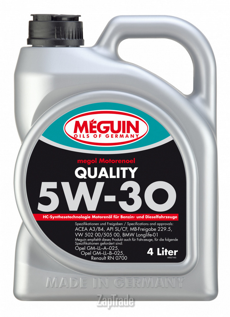 ������ �������� ����� Meguin Megol Motorenoel Quality ������������� | ������� 9027