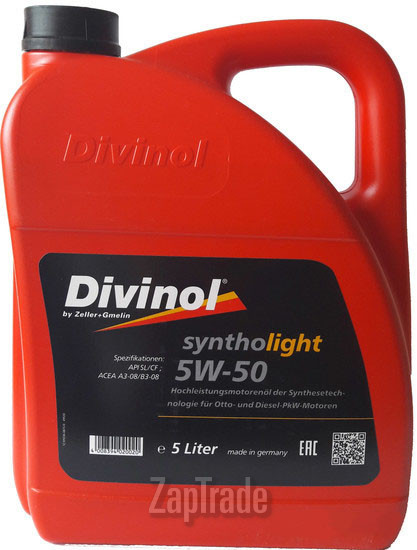 ������ �������� ����� Divinol Syntholight 5W-50 ������������� | ������� 49510-K007