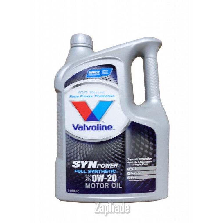 ������ �������� ����� Valvoline SYNPOWER FE SAE 0W-20, 5� ������������� | ������� 872584