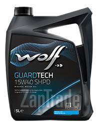 ������ �������� ����� Wolf GUARDTECH 15W40 SHPD ����������� | ������� 8301001