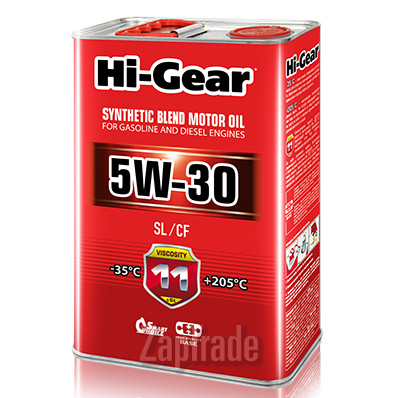 ������ �������� ����� Hi-gear SAE 5W-30 API SL/CF ����������������� | ������� HG1134