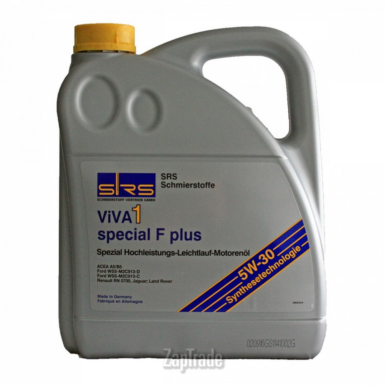 ������ �������� ����� Srs VIVA 1 Special F Plus 5W-30 ������������� | ������� 4033885001394