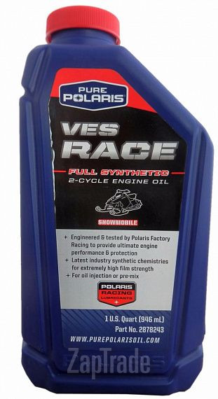 ������ �������� ����� Polaris VES Race Full Synthetic 2-cycle Oil ������������� | ������� 2878243