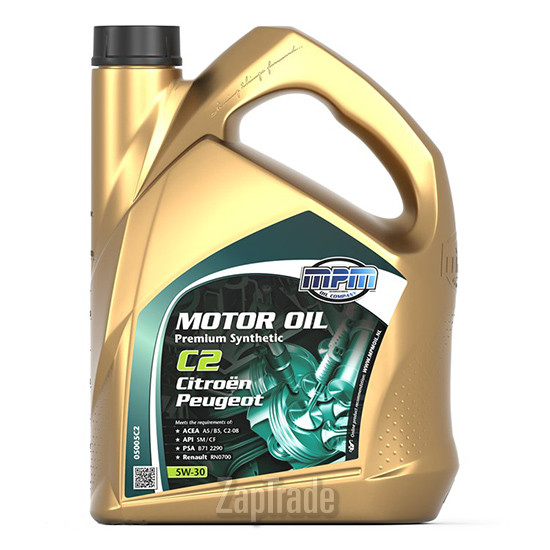 ������ �������� ����� Mpm oil Premium Synthetic C2 Citroen / Peugeot ������������� | ������� 05005C2