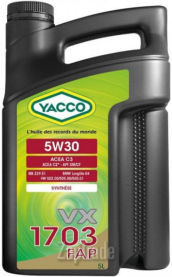 ������ �������� ����� Yacco VX 1703 FAP ������������� | ������� 301722
