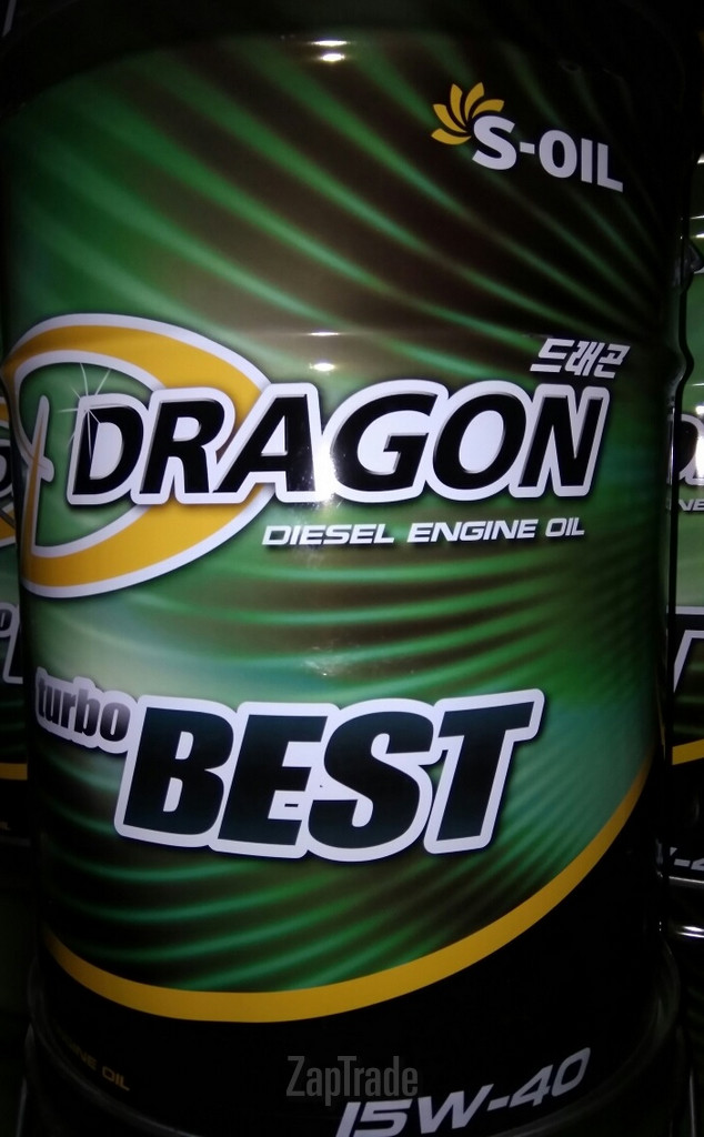 ������ �������� ����� S-oil DRAGON TURBO BEST ����������������� | ������� DTB15W40_20