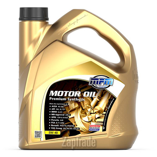 ������ �������� ����� Mpm oil Premium Synthetic ������������� | ������� 05005