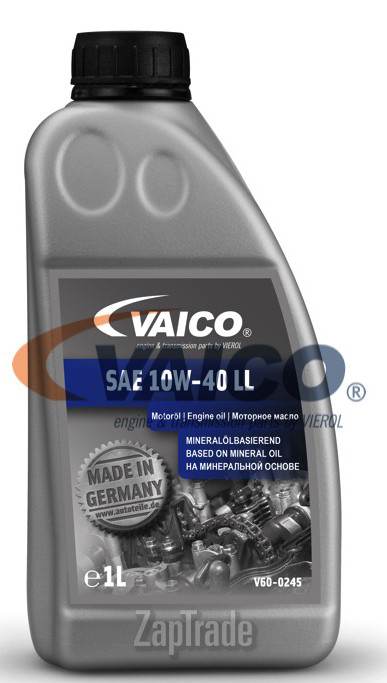 ������ �������� ����� Vaico SAE 10W-40 LL ����������� | ������� V60-0245