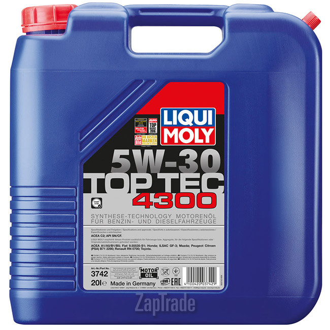 ������ �������� ����� Liqui moly Top Tec 4300 ������������� | ������� 3742