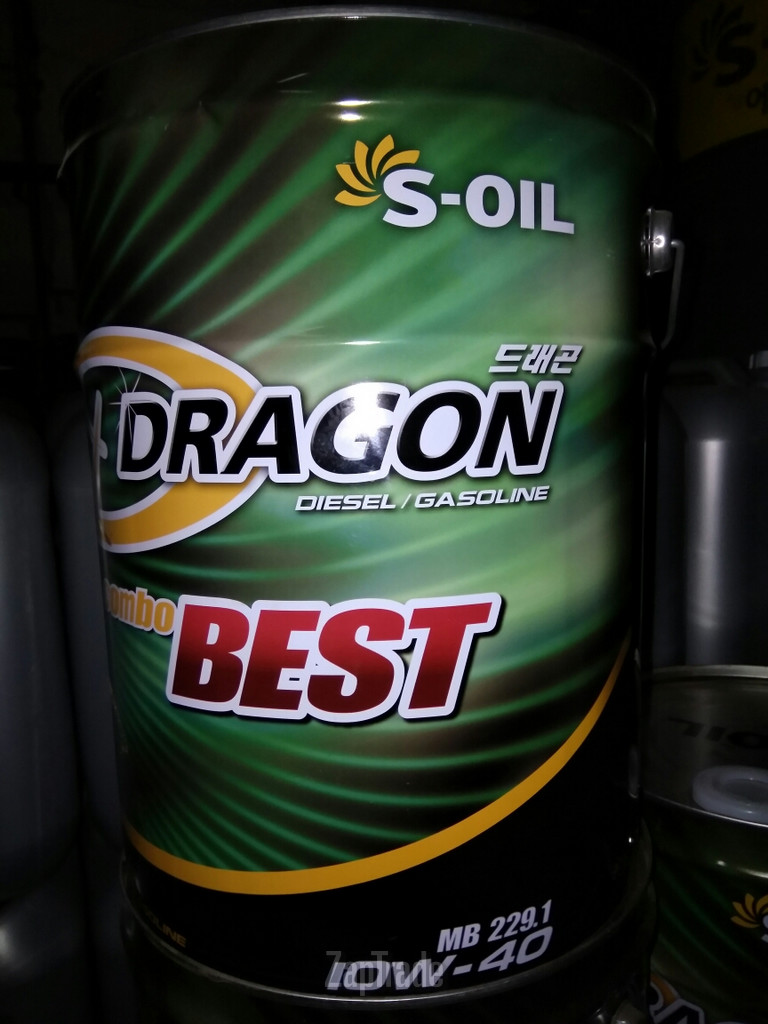 ������ �������� ����� S-oil DRAGON COMBO BEST ����������������� | ������� DTCB10W40_20