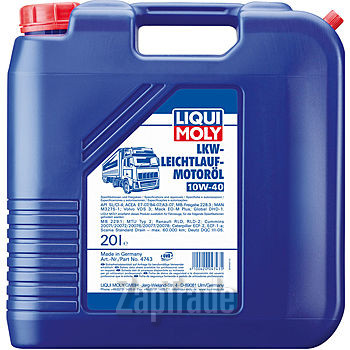 ������ �������� ����� Liqui moly ��-������������� �������� ����� LKW-Leichtlauf-Motoroil Basic 10W-40 ������������� | ������� 4743
