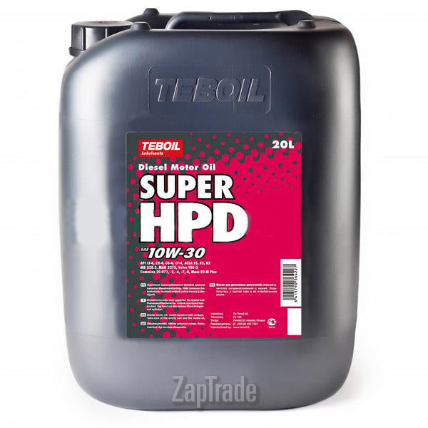 ������ �������� ����� Teboil Super HPD � � � � � � � �  z a p t  r a d e ����������� | ������� 036422