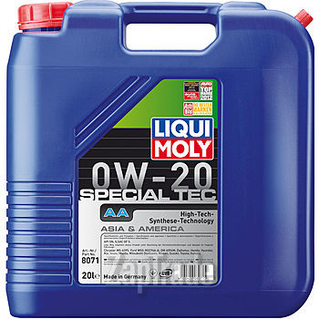 ������ �������� ����� Liqui moly ��-������������� �������� ����� Special Tec AA 0W-20 ������������� | ������� 8071