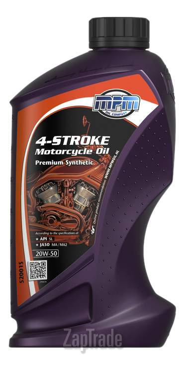 ������ �������� ����� Mpm oil 4-Stroke Motorcycle Oil Premium Synthetic ������������� | ������� 52001S