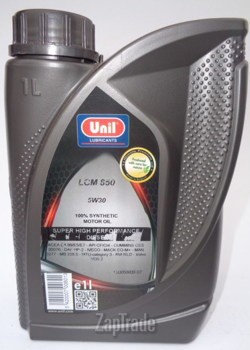 ������ �������� ����� Unil LCM 850 5W30 ������������� | ������� 5420007006013