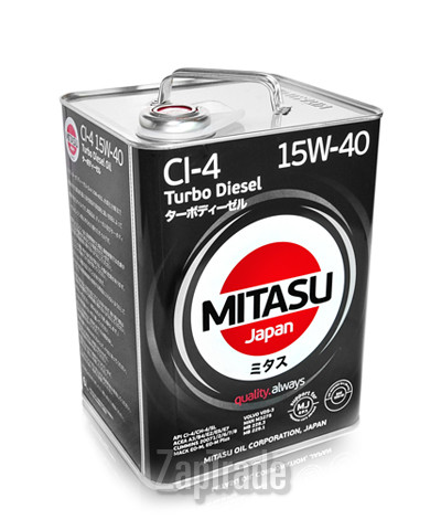 ������ �������� ����� Mitasu TURBO DIESEL CI-4 15W40  | ������� MJ2316