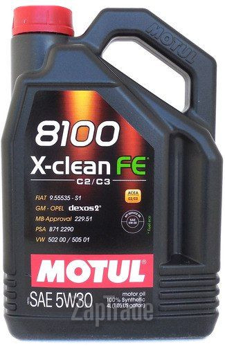 ������ �������� ����� Motul 8100 X-Clean FE ������������� | ������� 104776